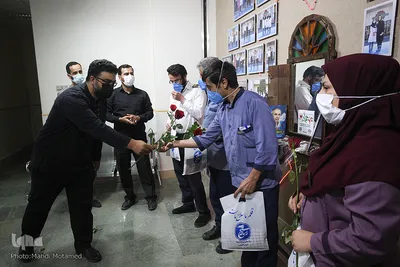 تقدیر از کادر درمان به همت بسیج رسانه قزوین‎‎
