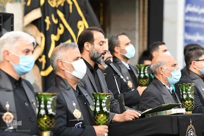 Flagge auf Kuppel des Heiligtums von Abdul Azim Hasani (a.s) durch eine schwarze Trauerflagge ersetzt