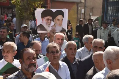 مراسم وداع با پیکر شهید «غلامرضا جمشیدی» در خرم‌آباد