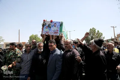 تشییع پیکر شهید " ایمان یوسفی " در بیرجند