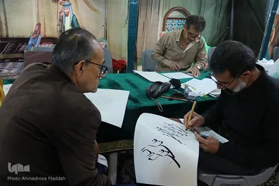 «مشق قدر» هنرمندان استان فارس در شب قدر‎‎