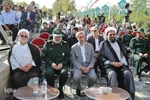 ادای احترام مردم دارالمومنین همدان به مزار سردار شهید همدانی