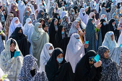 نماز عید فطر در امامزادگان محمد (َع) و سکینه خاتون (س) کرج‎‎