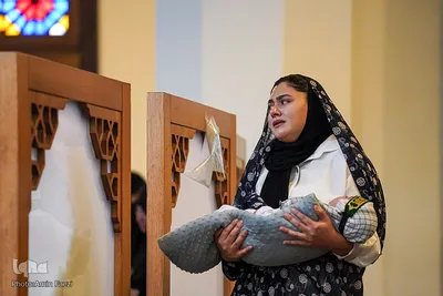 مراسم شیرخوارگان در حرم مطهر شاهچراغ(ع)