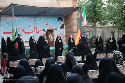 اجتماع مردمی به مناسبت روز ملی عفاف و حجاب در اهر