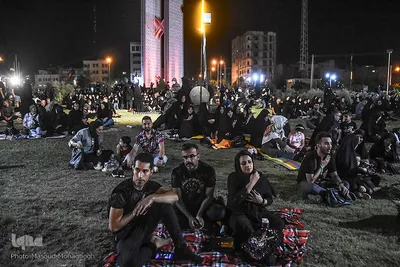 عزاداری شب هشتم محرم در سمنان‎