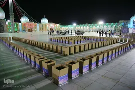 تهیه و توزیع ۱۰۰۰ بسته معیشتی بسیج دانشجویی قم