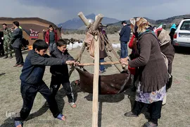 آیین درختکاری در پارک جنگلی  سد«لتیان» در شمال شرق استان تهران
