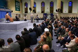 دیدار اعضای شورای هماهنگی تبلیغات اسلامی سراسر کشور با رهبر انقلاب