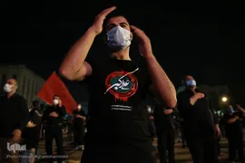 مراسم عزاداری شب چهارم محرم در هیئت میثاق با شهدا در دانشگاه افسری امام علی(ع) تهران