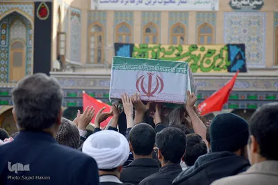 تشییع روحانی شهید مدافع حرم، حجت الاسلام محمد حسن دهقانی