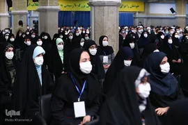 دیدار نخبگان و استعدادهای برتر تحصیلی با رهبری