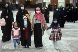 مراسم بزرگداشت چهل‌وسومین سالگرد ورود امام خمینی(ره) به میهن اسلامی در حرم مطهر  بنیانگذار جمهوری اسلامی