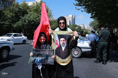مراسم آیینی پیاده‌روی جاماندگان اربعین حسینی - تبریز