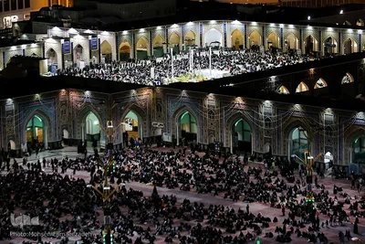 مراسم احیاء شب نوزدهم ماه رمضان در حرم مطهر رضوی
