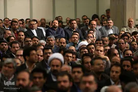 دیدار جمعی از استادان، نخبگان و پژوهشگران دانشگاه‌ها با مقام معظم رهبری