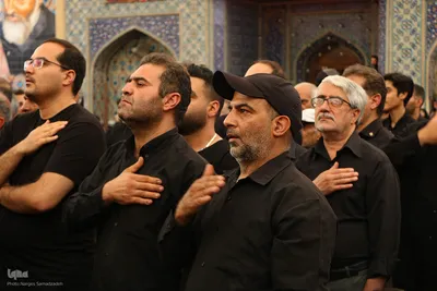 عزاداری ظهر تاسوعا زیر خیمه چندصدساله هارونیه اصفهان