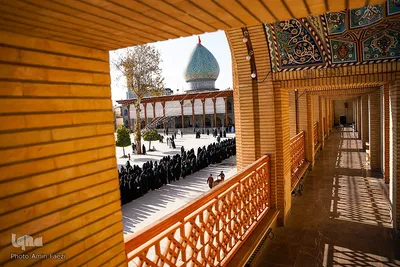 آیین گلاب شویی حرم مطهر حضرت شاهچراغ علیه السلام