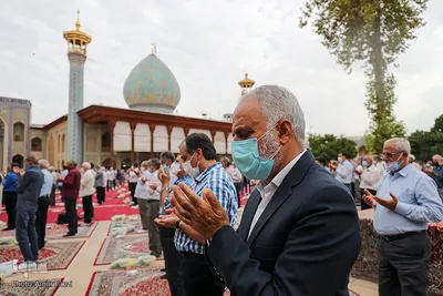 راقامه نماز عید قربان در حرم شاهچراغ(ع)