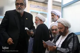 مراسم ترحیم همسر مرجع عالیقدر حضرت آیت الله غروی علیاری