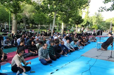 مراسم معنوی دعای عرفه در ملایر