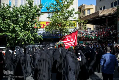 تشییع و تدفین دو شهید گمنام در بوستان اندیشه