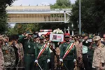 تشییع پیکر بسیجی شهید «امیر حسین‌پور» در تبریز‎