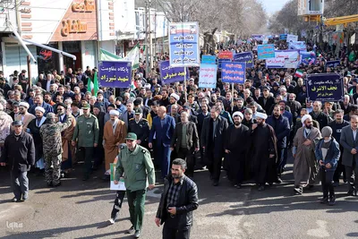 راهپیمایی ۲۲ بهمن در شهرستان اهر