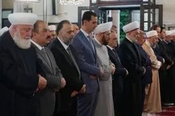 La prière de l'Aïd al-Adha accomplie à Damas en présence du président syrien
