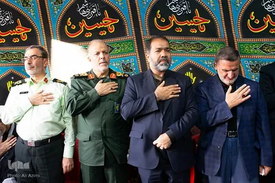 آیین گرامیداشت شهدای خدمت در گلستان شهدای اصفهان