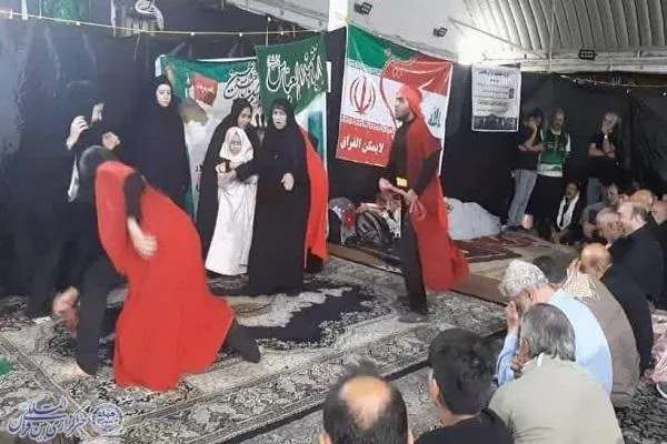 اجرای نمایش «کودکان عاشورا» در موکب قدمگاه چالوس