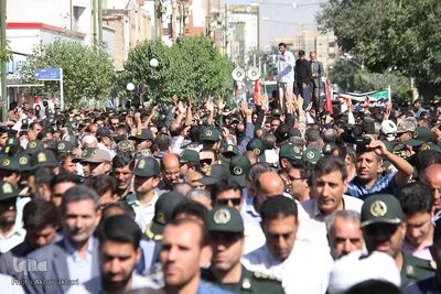 تشییع پیکر شهید «قربانعلی امیدی»