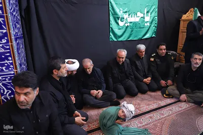 عزاداری عاشورای حسینی با حضور رییس جمهور در شهر سهند