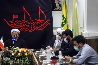 نشست خبری حجت‌الاسلام حمید احمدی، رییس کمیته فرهنگی و آموزشی ستاد مرکزی اربعین