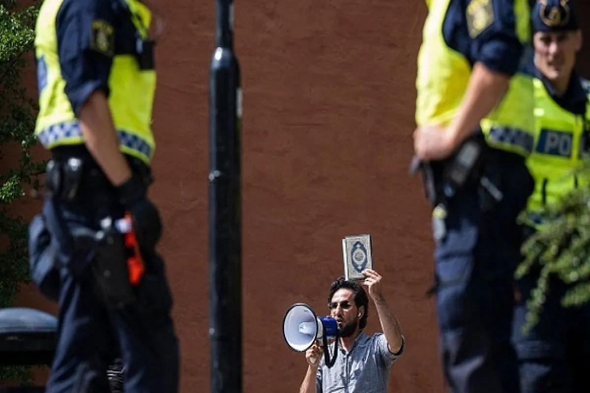 Man Desecrating Quran in Sweden Accused of Being A Mossad Agent