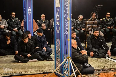 مراسم عزاداری شهادت حضرت فاطمه (س) در بیت امام جمعه تبریز