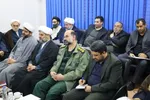 جلسه قرارگاه راهبری مساجد استان که با حضور حجت‌الاسلام‌ والمسلمین حاج‌علی‌اکبری