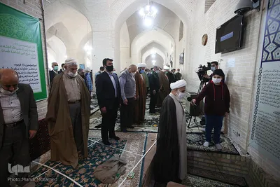 اقامه نماز جمعه پس از چند ماه تعطیلی - قزوین‎