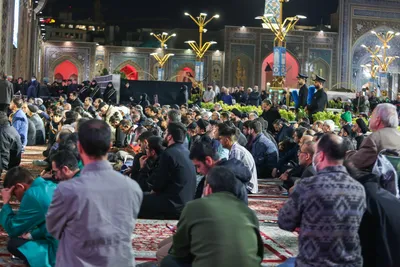 وداع با شهید «سیداسماعیل خطیب» در حرم رضوی