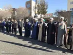مراسم عزاداری خیابانی شهادت حضرت زهرا(س) در اهر