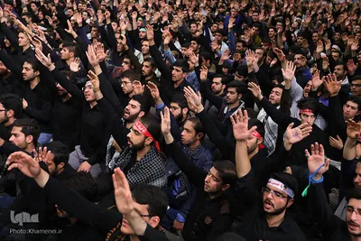 مراسم عزاداری اربعین حسینی با حضور هیئت‌های دانشجویی در حسینیه امام خمینی(ره)