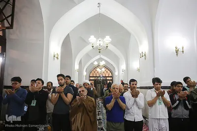 آیین معنوی اعتکاف در حرم مطهر رضوی