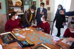 حضور جواد فروغی مدال آور المپیک 2020 توکیو در آسایشگاه شهید بهشتی مشهد
