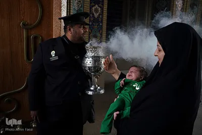 مراسم شیرخوارگان در حرم مطهر شاهچراغ(ع)