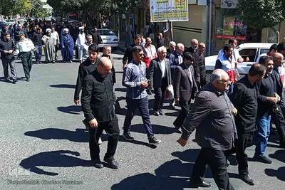 پیاده روی جاماندگان اربعین حسینی در اهر