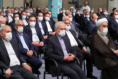 دیدار سفیران و مسئولان وزارت امور خارجه با رهبر انقلاب