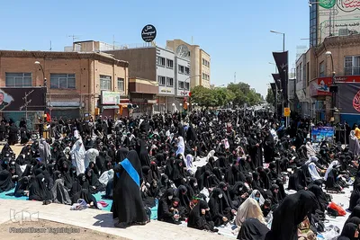حسینیه ایران؛ نماز ظهر عاشورا در زنجان‎‎