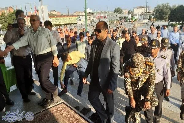 آیین غبارروبی آستان مقدس  امامزاده ابراهیم ع بابلسر همراه با تجلیل منتخبین متسابقین چهل و ششمین دوره مسابقات سراسری قرآن کریم