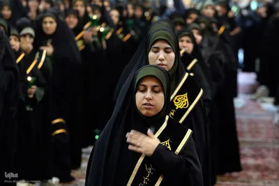 تشیع نمادین حضرت زهرا (س) در شاهچراغ(ع)