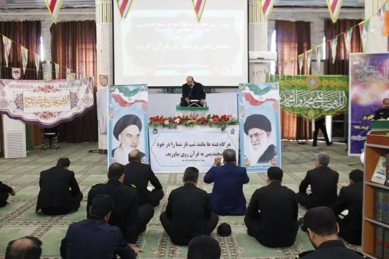 محفل انس و تدبر قرآن کریم در نداجا بوشهر برگزار شد + عکس
